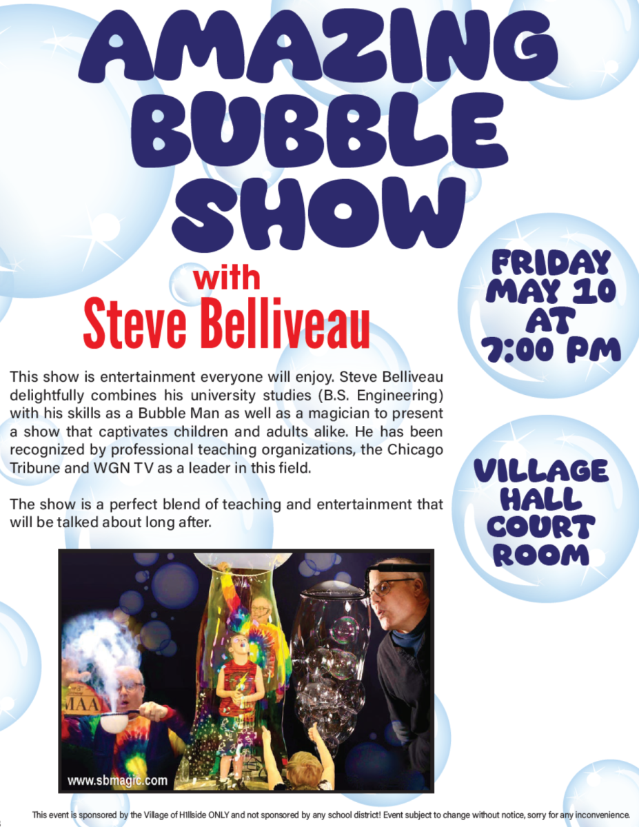 Bubble Show Flyer 