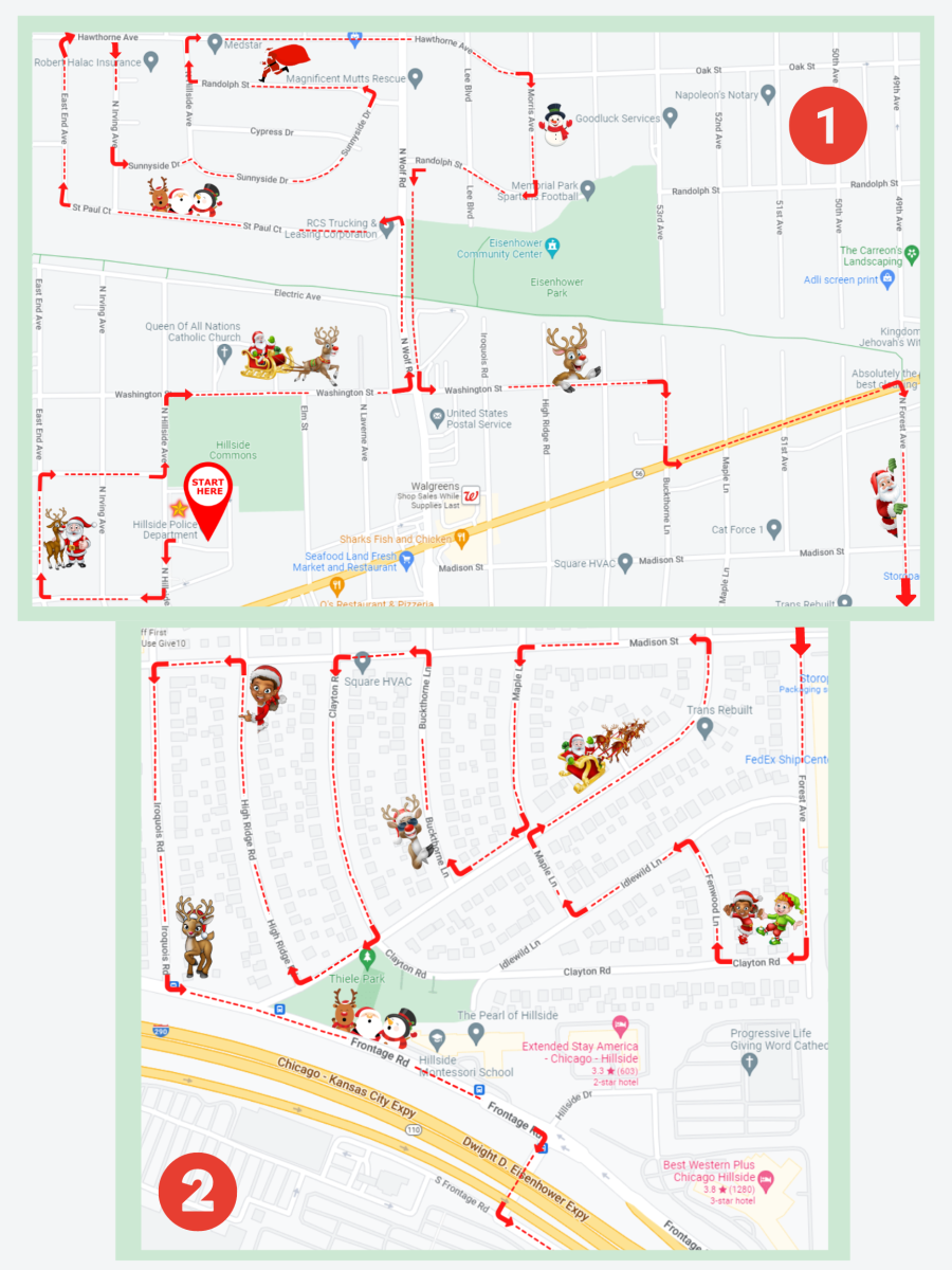 Holiday Parade Route