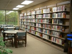 Hillside Library bookshelves