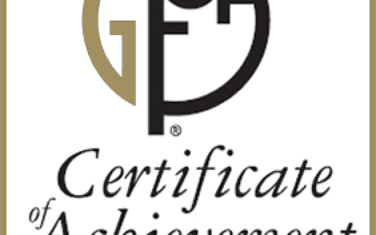 gfoa certificate of achievement logo 